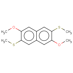 CAS No:136559-34-7 Naphthalene,2,6-dimethoxy-3,7-bis(methylthio)-