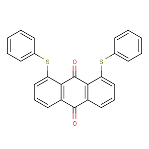 CAS No:13676-91-0 1,8-bis(phenylsulfanyl)anthracene-9,10-dione