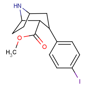 CAS No:136794-87-1 8-Azabicyclo[3.2.1]octane-2-carboxylicacid, 3-(4-iodophenyl)-, methyl ester, (1R,2S,3S,5S)-