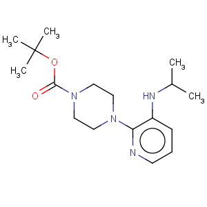 CAS No:136818-14-9 1-Piperazinecarboxylicacid, 4-[3-[(1-methylethyl)amino]-2-pyridinyl]-, 1,1-dimethylethyl ester