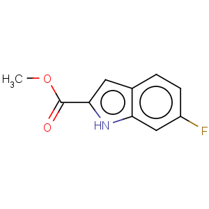 CAS No:136818-43-4 1H-Indole-2-carboxylicacid, 6-fluoro-, methyl ester
