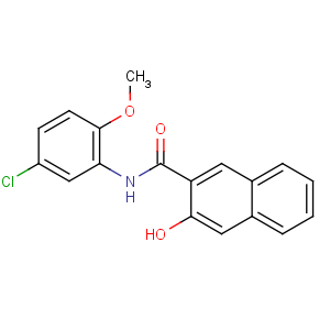 CAS No:137-52-0 N-(5-chloro-2-methoxyphenyl)-3-hydroxynaphthalene-2-carboxamide
