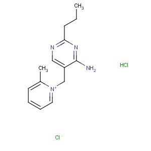CAS No:137-88-2 5-[(2-methylpyridin-1-ium-1-yl)methyl]-2-propylpyrimidin-4-amine