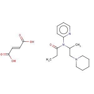 CAS No:13717-04-9 N-PROPIONYL-2-(1-PIPERIDINOISOPROPYL)AMINOPYRIDINE FUMARATE			