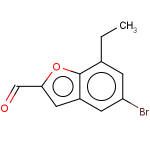 CAS No:137206-73-6 5-bromo-7-ethyl-2-formyl-benzofuran