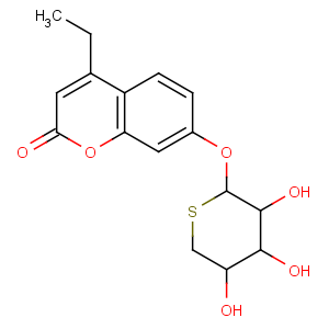 CAS No:137214-72-3 4-ethyl-7-[(2R,3R,4S,5S)-3,4,5-trihydroxythian-2-yl]oxychromen-2-one