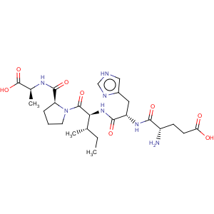 CAS No:137235-80-4 L-Alanine,N-[1-[N-(N-L-a-glutamyl-L-histidyl)-L-isoleucyl]-L-prolyl]-(9CI)