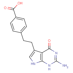 CAS No:137281-39-1 4-[2-(2-amino-4-oxo-1,7-dihydropyrrolo[2,<br />3-d]pyrimidin-5-yl)ethyl]benzoic acid