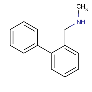CAS No:13737-31-0 N-methyl-1-(2-phenylphenyl)methanamine