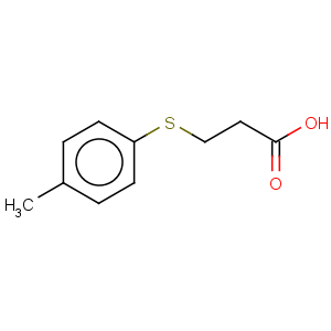 CAS No:13739-35-0 Propanoic acid,3-[(4-methylphenyl)thio]-