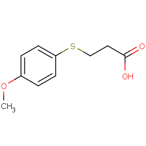 CAS No:13739-36-1 3-(4-methoxyphenyl)sulfanylpropanoic acid