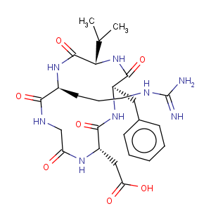 CAS No:137813-35-5 Cyclo(L-arginylglycyl-L-a-aspartyl-D-phenylalanyl-L-valyl)