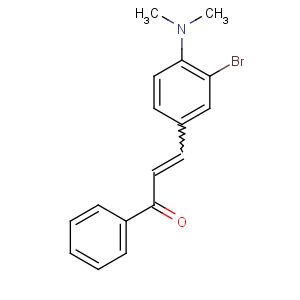CAS No:137832-55-4 (E)-3-[3-bromo-4-(dimethylamino)phenyl]-1-phenylprop-2-en-1-one