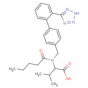 CAS No:137862-53-4 (2S)-3-methyl-2-[pentanoyl-[[4-[2-(2H-tetrazol-5-yl)phenyl]phenyl]<br />methyl]amino]butanoic acid