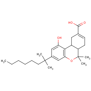 CAS No:137945-48-3 6H-Dibenzo[b,d]pyran-9-carboxylicacid, 3-(1,1-dimethylheptyl)-6a,7,10,10a-tetrahydro-1-hydroxy-6,6-dimethyl-,(6aR,10aR)-