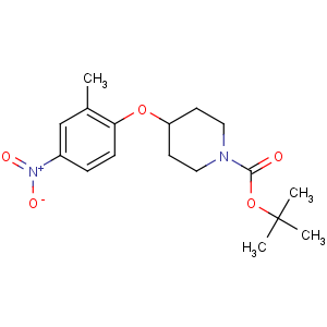 CAS No:138227-68-6 tert-butyl 4-(2-methyl-4-nitrophenoxy)piperidine-1-carboxylate