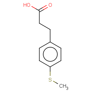 CAS No:138485-81-1 Benzenepropanoicacid, 4-(methylthio)-