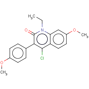 CAS No:138617-00-2 4-Chloro-1-ethyl-7-methoxy-3-(4-methoxy-phenyl)-1H-quinolin-2-one