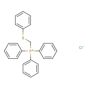 CAS No:13884-92-9 triphenyl(phenylsulfanylmethyl)phosphanium