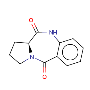 CAS No:138865-23-3 1H-Pyrrolo[2,1-c][1,4]benzodiazepine-5,11(10H,11aH)-dione, 2,3-dihydro-, hydrate (1:2), (11aS)-