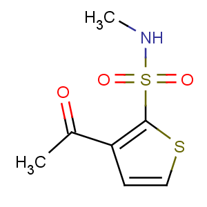 CAS No:138891-01-7 3-acetyl-N-methylthiophene-2-sulfonamide