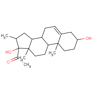 CAS No:13900-61-3 Pregn-5-en-20-one,3,17-dihydroxy-16-methyl-, (3b,16b)-