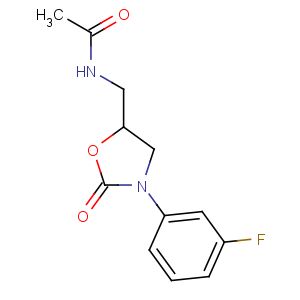 CAS No:139071-79-7 N-[[(5S)-3-(3-fluorophenyl)-2-oxo-1,3-oxazolidin-5-yl]methyl]acetamide