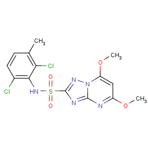 CAS No:139528-85-1 N-(2,6-dichloro-3-methylphenyl)-5,7-dimethoxy-[1,2,4]triazolo[1,<br />5-a]pyrimidine-2-sulfonamide