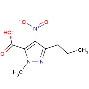 CAS No:139756-00-6 2-methyl-4-nitro-5-propylpyrazole-3-carboxylic acid