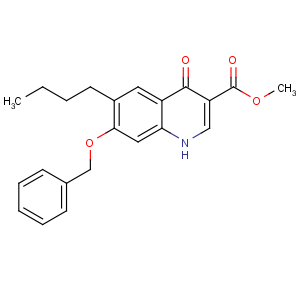 CAS No:13997-19-8 methyl 6-butyl-4-oxo-7-phenylmethoxy-1H-quinoline-3-carboxylate
