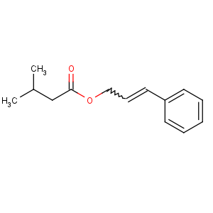 CAS No:140-27-2 3-phenylprop-2-enyl 3-methylbutanoate