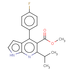CAS No:140640-91-1 methyl 4-(4-fluorophenyl)-6-isopropyl-1h-pyrrolo[2,3-b]pyridine-5-carboxylate