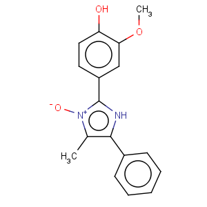 CAS No:140666-04-2 Phenol, 2-methoxy-4-(4-methyl-3-oxido-5-phenyl-1H-imidazol-2-yl)-