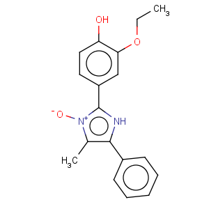 CAS No:140666-06-4 Phenol, 2-ethoxy-4-(4-methyl-3-oxido-5-phenyl-1H-imidazol-2-yl)-