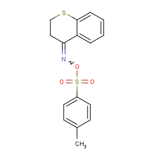 CAS No:14106-16-2 4H-1-Benzothiopyran-4-one,2,3-dihydro-, O-[(4-methylphenyl)sulfonyl]oxime