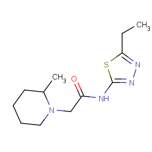 CAS No:141400-67-1 1-Piperidineacetamide,N-(5-ethyl-1,3,4-thiadiazol-2-yl)-2-methyl-