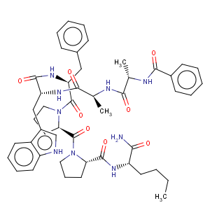CAS No:141636-65-9 L-Norleucinamide,N-benzoyl-L-alanyl-L-alanyl-D-tryptophyl-L-phenylalanyl-D-prolyl-L-prolyl-