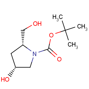 CAS No:141850-54-6 1-Pyrrolidinecarboxylicacid, 4-hydroxy-2-(hydroxymethyl)-, 1,1-dimethylethyl ester, (2R,4R)-