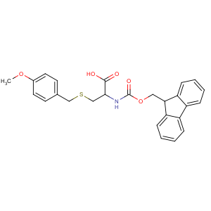 CAS No:141892-41-3 (2R)-2-(9H-fluoren-9-ylmethoxycarbonylamino)-3-[(4-methoxyphenyl)<br />methylsulfanyl]propanoic acid