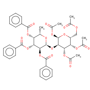 CAS No:141990-06-9 a-D-Galactopyranose,2-O-(2,3,4-tri-O-benzoyl-6-deoxy-a-L-galactopyranosyl)-, tetraacetate (9CI)