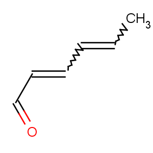 CAS No:142-83-6 (2E,4E)-hexa-2,4-dienal