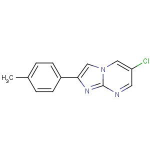 CAS No:142074-20-2 6-chloro-2-(4-methylphenyl)imidazo[1,2-a]pyrimidine