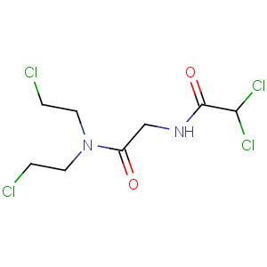 CAS No:1421-11-0 Acetamide,N,N-bis(2-chloroethyl)-2-[(2,2-dichloroacetyl)amino]-
