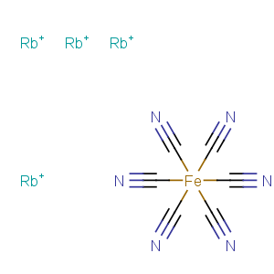 CAS No:14217-07-3 Ferrate(4-),hexakis(cyano-C)-, tetrarubidium, (OC-6-11)- (9CI)