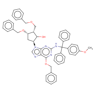 CAS No:142217-78-5 (2R,3S,5S)-3-(Benzyloxy)-5-[2-[[(4-methoxyphenyl)diphenylmethyl]amino]-6-(phenylmethoxy)-9H-purin-9-yl]-2-(benzyloxymethyl)cyclopentanol