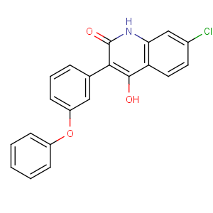 CAS No:142326-59-8 7-chloro-4-hydroxy-3-(3-phenoxyphenyl)-1H-quinolin-2-one