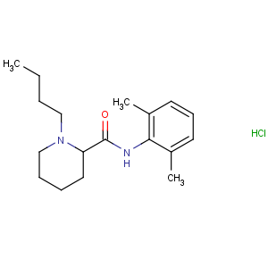 CAS No:14252-80-3 1-butyl-N-(2,6-dimethylphenyl)piperidine-2-carboxamide
