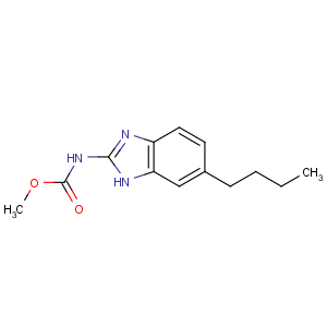 CAS No:14255-87-9 methyl N-(6-butyl-1H-benzimidazol-2-yl)carbamate