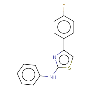 CAS No:1427-09-4 2-Thiazolamine,4-(4-fluorophenyl)-N-phenyl-