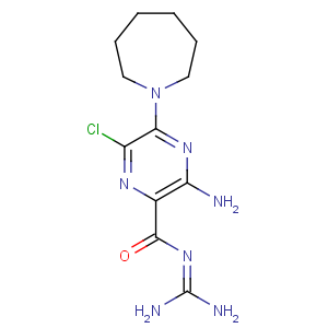 CAS No:1428-95-1 3-amino-5-(azepan-1-yl)-6-chloro-N-(diaminomethylidene)pyrazine-2-<br />carboxamide
